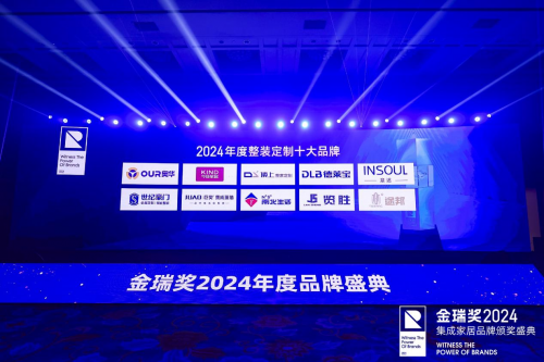 彰显榜样力量“2024年度整装定制十大品牌”榜单荣耀揭晓(图1)