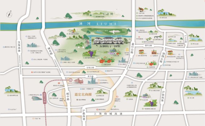 上海嘉定《五个院子的别墅》2024·网站-最新房价-户型面积(图9)