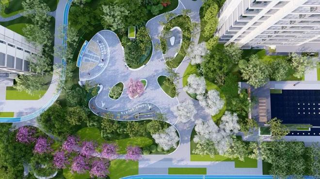 米乐M6：森兰海天名筑网站2025海天名筑营销中心(售楼处中心-全新）(图4)