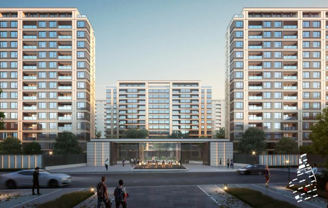 米乐M6：森兰海天名筑网站2025海天名筑营销中心(售楼处中心-全新）(图3)